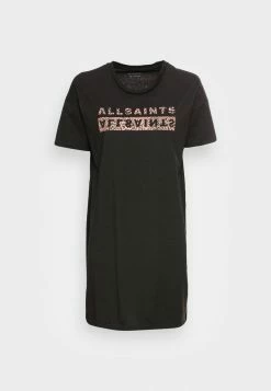 AllSaints JUXTA TEE DRESS - Jersey Dress - Black -AllSaintsSales e27a15d136c44f7fafaa30de88f34ca1