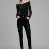 AllSaints DELTA VELVET - Jumper - Black