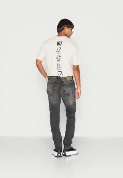 AllSaints REX DAMAGED - Jeans Tapered Fit - Washed Black -AllSaintsSales e571f4dfa8a9486489445328b3847c24
