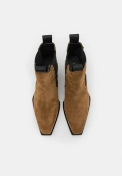 AllSaints VALLY BOOT - Cowboy/biker Ankle Boot - Tan Brown -AllSaintsSales e6c6ed1e67194a569ed9af2b20844fa0