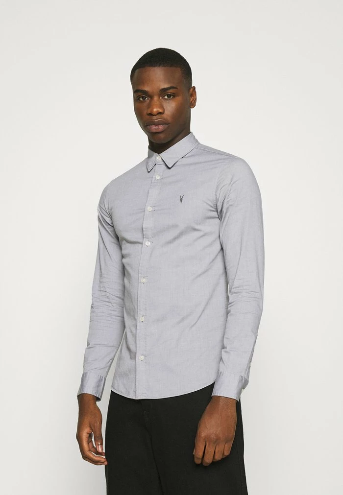 HAWTHORNE SHIRT - Shirt - light grey AllSaints HAWTHORNE SHIRT - Shirt - Light Grey -AllSaintsSales ec0adea85a9a43a1b9803d44d742240d