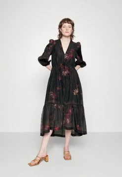 AllSaints ROSIA NILA DRESS - Day Dress - Dark Khaki Green