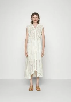 AllSaints TATE DRESS - Day Dress - Chalk White