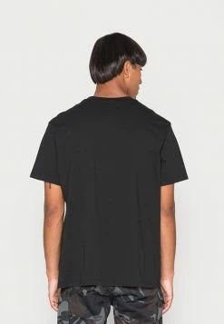 AllSaints CHECK UP CREW - Print T-shirt - Washed Black -AllSaintsSales ed0a4d32bcb249b3ae933cd0c3666d58