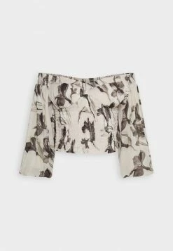 AllSaints TIA IRIS - Blouse - Ecru White -AllSaintsSales eeddb4276d47493f91f6b738c643e0b0