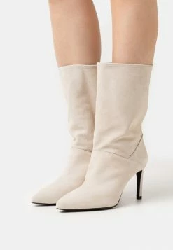 AllSaints ORLANA BOOT - Classic Ankle Boots - Stone White