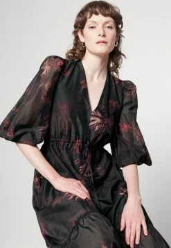 AllSaints ROSIA NILA DRESS - Day Dress - Dark Khaki Green -AllSaintsSales ef20074e37ef4f28b47ad8070f154ef8