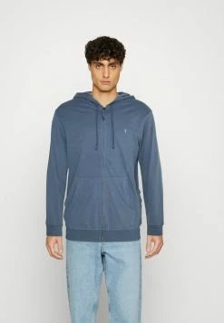 AllSaints BRACE HOODY - Cardigan - Windy Blue