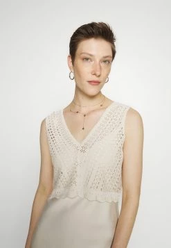 AllSaints CASS DRESS 2-in-1 - Maxi Dress - Artic White -AllSaintsSales f0e3c0a4e1c847b081c31153c9fdc1ae