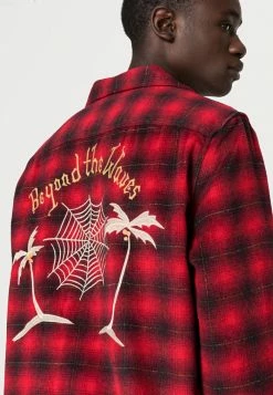 AllSaints BEYOND SHIRT - Shirt - Sour Berry Red -AllSaintsSales f187992465334f5da46b9de5342c49f5