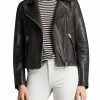 AllSaints DALBY - Leather Jacket - Black -AllSaintsSales f44fb6004e0949139ebbab7ebb0b20c0