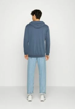 AllSaints BRACE HOODY - Cardigan - Windy Blue -AllSaintsSales f630cb7d9b344b50a36354a8348632d1