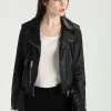 AllSaints BALFERN BIKER - Leather Jacket - Black -AllSaintsSales fc56fae510d449888a160c65b7e7df2c