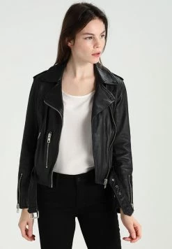 AllSaints BALFERN BIKER - Leather Jacket - Black