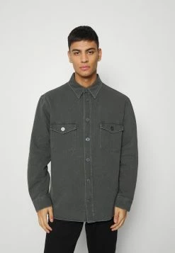 AllSaints DROBAK SHIRT - Shirt - Washed Black