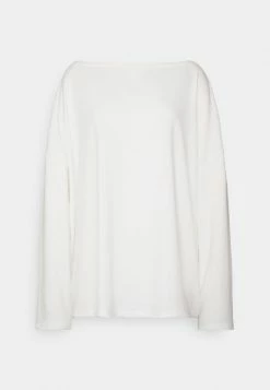 AllSaints RITA TEE - Long Sleeved Top - Chalk White